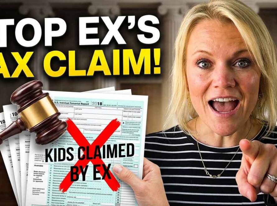 Family law attorney explaining what to do if ex claims kids on taxes