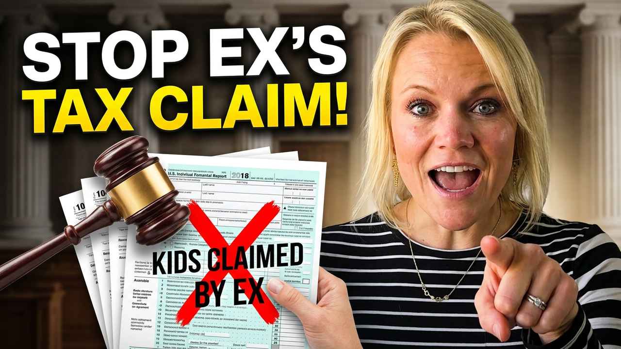 Family law attorney explaining what to do if ex claims kids on taxes